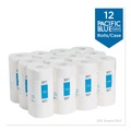 Perforated Roll & Hand Towels | Georgia Pacific Professional 27700 11 in. x 8.8 in. 2-Ply Pacific Blue Select Perforated Kitchen Paper Towel Roll  - White (12 Rolls/Carton) image number 2