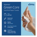 Perforated Roll & Hand Towels | Kleenex 25630 7.5 in. x 700 ft. 1-Ply Hard Roll Paper Towels with Premium Absorbency Pockets - White/Green Core (6-Rolls/Carton) image number 10