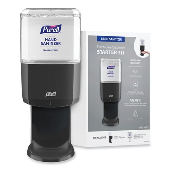 HAND SANITIZER DISPENSERS | PURELL 6453-1G-FS Advanced Hand Sanitizer Foam ES6 Starter Kit - Graphite