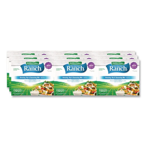 Breakroom Condiments | Clorox 21176 8 oz. Packet The Original Ranch Dry Mix - Milk Recipe (12/Carton) image number 0