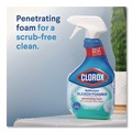 Bathroom Cleaners | Clorox 30614 30 oz. Spray Bottle Bathroom Foamer with Bleach - Ocean Mist (9/Carton) image number 8