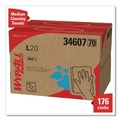 Cleaning Cloths & Wipes | WypAll 34607 176/Box L20 Brag Box Wipers - White image number 2