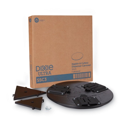Cutlery Dispensers | Dixie SSC3 Smartstock Dispenser Carousel, 18 1/4-in X 18 1/4-in X 1 1/8-in image number 0
