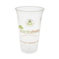 Cups | Pactiv Corp. YPLA24CEC EarthChoice 24 oz. Compostable Cold Cup - Clear/Printed image number 2