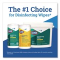 Cleaning Cloths & Wipes | Clorox 15949 7 in. x 8 in. 1-Ply Disinfecting Wipes - Fresh Scent, White image number 9