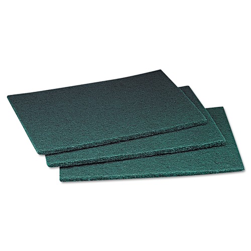 Scouring Pads & Sticks | Scotch-Brite PROFESSIONAL 96 6 in. x 9 in. Commercial Scouring Pad - Green (20 Pads/Box, 3 Boxes/Carton) image number 0