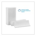 Perforated Roll & Hand Towels | Georgia Pacific Professional 21000 9.2 in. x 9.4 in. 2 Ply Blue Select Multi-Fold Paper Towel - White (2000/Carton) image number 3