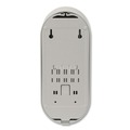 Soap Dispensers | Dial Professional 1700034037 3.75 in. x 3.38 in. x 8.75 in. 15 oz Versa Dispenser for Cartridge Refills - Light Gray/White (6/Carton) image number 4
