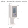 Hand Sanitizer Dispensers | PURELL 7820-01 CS8 5.79 x 3.93 x 15.64 1,200 mL Hand Sanitizer Dispenser - White (1/Carton) image number 1