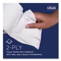 Perforated Roll & Hand Towels | Cottonelle 13135 2-Ply Septic Safe Bathroom Tissue - White (451 Sheets/Roll, 20 Rolls/Carton) image number 5