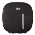 Toilet Tissue Dispensers | GEN R2200BK 10.69 in. x 4.8 in. x 11.2 in. Single JBT Tissue Dispenser - Black image number 0