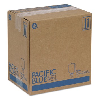Georgia Pacific Professional 43819 Pacific Blue Ultra 1200 mL Antimicrobial Foam Soap Manual Dispenser Refill - Pacific Citrus (4/Carton)