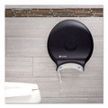 Toilet Tissue Dispensers | San Jamar R6000TBK 12.9 x 5.63 x 14.88 Single 12 in. JBT Classic Bath Tissue Dispenser - Transparent Black Pearl image number 4
