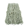 Mop Heads | Boardwalk BWKCM02032S #32 Cut-End Cotton Mop Head - White (12/Carton) image number 1