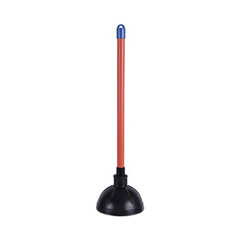 TOILET PLUNGERS | Boardwalk BWK09201EA 18 in. Plastic Handle Toilet Plunger for 5-5/8 in. Bowls - Red/Black