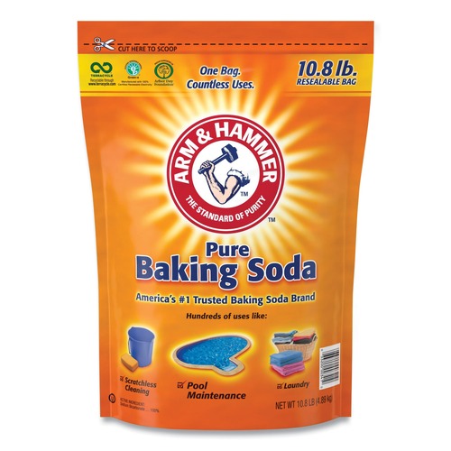 Air Fresheners & Odor Eliminators | Arm & Hammer 3320000341 10.8 lbs. Resealable Bag Baking Soda image number 0