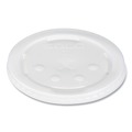 Cup Lids | SOLO L28BNR Polystyrene Plastic Flat Straw-Slot Cold Cup Lids Fits 28 oz Cups - Translucent (960/Carton) image number 3