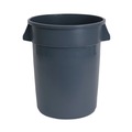 Indoor Waste Receptacles | Boardwalk 3485198 32 Gallon Linear-Low-Density Polyethylene Round Waste Receptacle - Gray image number 0