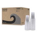 Cups | Boardwalk BWKPET9 9 oz. PET Plastic Cold Cups - Clear (50/Sleeve, 20 Sleeves/Carton) image number 2