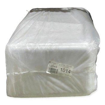 FOOD CONTAINERS PACKAGING | GEN 1014WH 13.81 in. x 9.25 in. x 0.71 in. Foam Meat Trays - White (100/Carton)