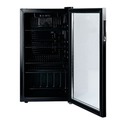 Refrigerators | Alera JC-90VEL-F 3.4 cu-ft. Beverage Cooler - Stainless Steel/Black image number 1