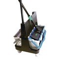 Buckets & Wringers | Unger UNGCLBK1 1.5 gal. OmniClean Dual Bucket Kit - Black/Blue/Gray image number 2