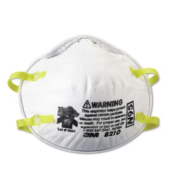 3M 8210 8210 N95 Lightweight Particulate Respirator - Standard Size (20/Box)