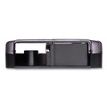 Toilet Tissue Dispensers | San Jamar R4090TBK 9 in. Roll 19 in. x 5.25 in. x 12 in. JBT Twin Toilet Oceans Tissue Dispenser - Transparent Black Pearl image number 3