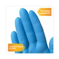 Food Service Disposable & Single Use Gloves | Ansell 54422 6 mil Thick 9.5 in. Long Powder-Free G10 2PRO Nitrile Gloves - Medium, Blue (100/Box, 10 Boxes/Carton) image number 5