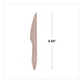 Disposable Knives | Eco-Products EP-S211-W Knife Wood Cutlery - Natural (500/Carton) image number 6