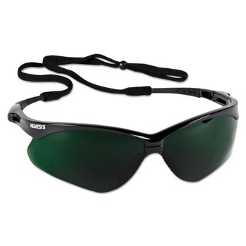 Ansell 25671 V30 Nemesis Nylon/Polycarb Safety Eyewear - Black Frame/IRUV 5 Lens