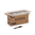 Cutlery Kits | Dixie CH56NSPC7 Wrapped Fork/Knife/Spoon/Napkin Packets - Black (250/Carton) image number 3