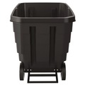 Carts & Trucks | Suncast Commercial RMTTCD1003F1 1 cu. Yd. 1,250 lbs. Capacity Light Duty Tilt Truck - Black image number 2