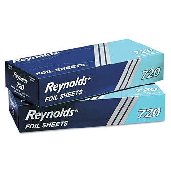  | Reynolds Wrap 000000000000000720 10.75 in. x 12 in. Pop-Up Interfolded Aluminum Foil Sheets (2400/Carton)