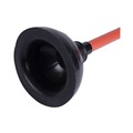Toilet Plungers | Boardwalk BWK09201EA 18 in. Plastic Handle Toilet Plunger for 5-5/8 in. Bowls - Red/Black image number 2