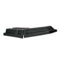 Waste Receptacle Lids | Rubbermaid Commercial FG131700BLA Hinged Dome 34.14 in. x 69.66 in. x 8.4 in. Tilt Truck Lid - Black image number 0