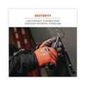 Work & Welding Gloves | Ergodyne 17624 ProFlex 7401 Coated Lightweight Winter Gloves - Large Orange (1-Pair) image number 3