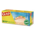 Resealable Bags | Glad 60771 6.5 in. x 5.5 in. Fold-Top Sandwich Bags - Clear (2160/Carton) image number 6