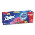 Resealable Bags | Ziploc 383233 10.56 in. x 10.75 in. Gallon Triple System Seal Double Zipper Storage Bags - Clear (38 Bags/Box, 9 Boxes/Carton) image number 3