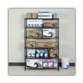 Racks & Shelving | Alera ALESW664818BL NSF Certified 6-Shelf 48 in. x 18 in. x 72 in. Wire Shelving Kit - Black image number 5