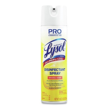 Professional LYSOL Brand 36241-04650 19 oz. Aerosol Disinfectant Spray - Original Scent