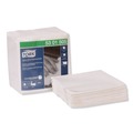 Perforated Roll & Hand Towels | Tork 5301505 12.6 x 13 Heavy-Duty Cleaning Cloth - White (6/Carton) image number 2