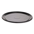 Aluminum Pans & Lids | WNA WNA A516PBL 16 in. Diameter Caterline Casuals Thermoformed Plastic Platters - Black (25/Carton) image number 1