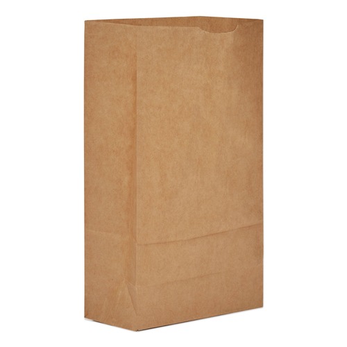 Grocery Bags | Ross & Wallace Paper Products 100306 5.88 in. x 3.63 in. x 11 in. #6 Size Grocery Paper Bags - Kraft (2000/Bundle) image number 0