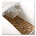 Food Storage Containers & Lids | Rubbermaid Commercial FG360088WHT 20.57 Gallon 13-1/8 in. x 29-1/4 in. x 28 in. ProSave Mobile Ingredient Bin - White image number 3
