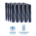 Cups | Boardwalk BWKPRTN15BL 1.5 oz. Polypropylene Souffle/Portion Cups - Black (2500/Carton) image number 5