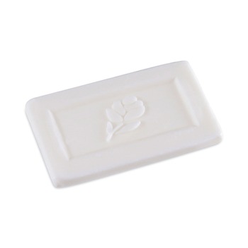 Boardwalk BWKNO12SOAP # 1/2 Bar Flow Wrapped Face and Body Soap - Floral Fragrance (1000/Carton)