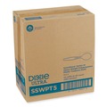 Disposable Spoons | Dixie SSWPT5 SmartStock Wrapped Heavyweight Cutlery Teaspoons Refill - Black (960/Carton) image number 3