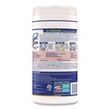 Cleaning Cloths & Wipes | LYSOL Brand 19200-77182 7 in. x 7.25 in. 1-Ply Disinfecting Wipes - Lemon and Lime Blossom, White (80 Wipes/Canister) image number 4