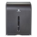 Towel Dispensers | Georgia Pacific Professional 56650A 12.3 in. x 6 in. x 15.5 in. Dispenser for Combi-fold C-Fold/Multifold/BigFold Towels - Black image number 0